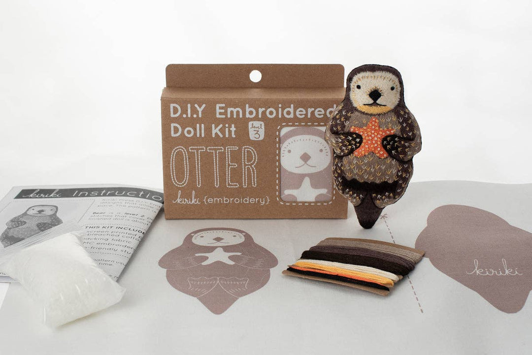 Kiriki Press - Otter - Embroidery Kit