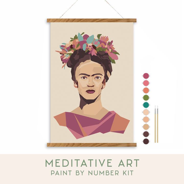 Breathe People - Frida Meditative Art Paint by Number Kit