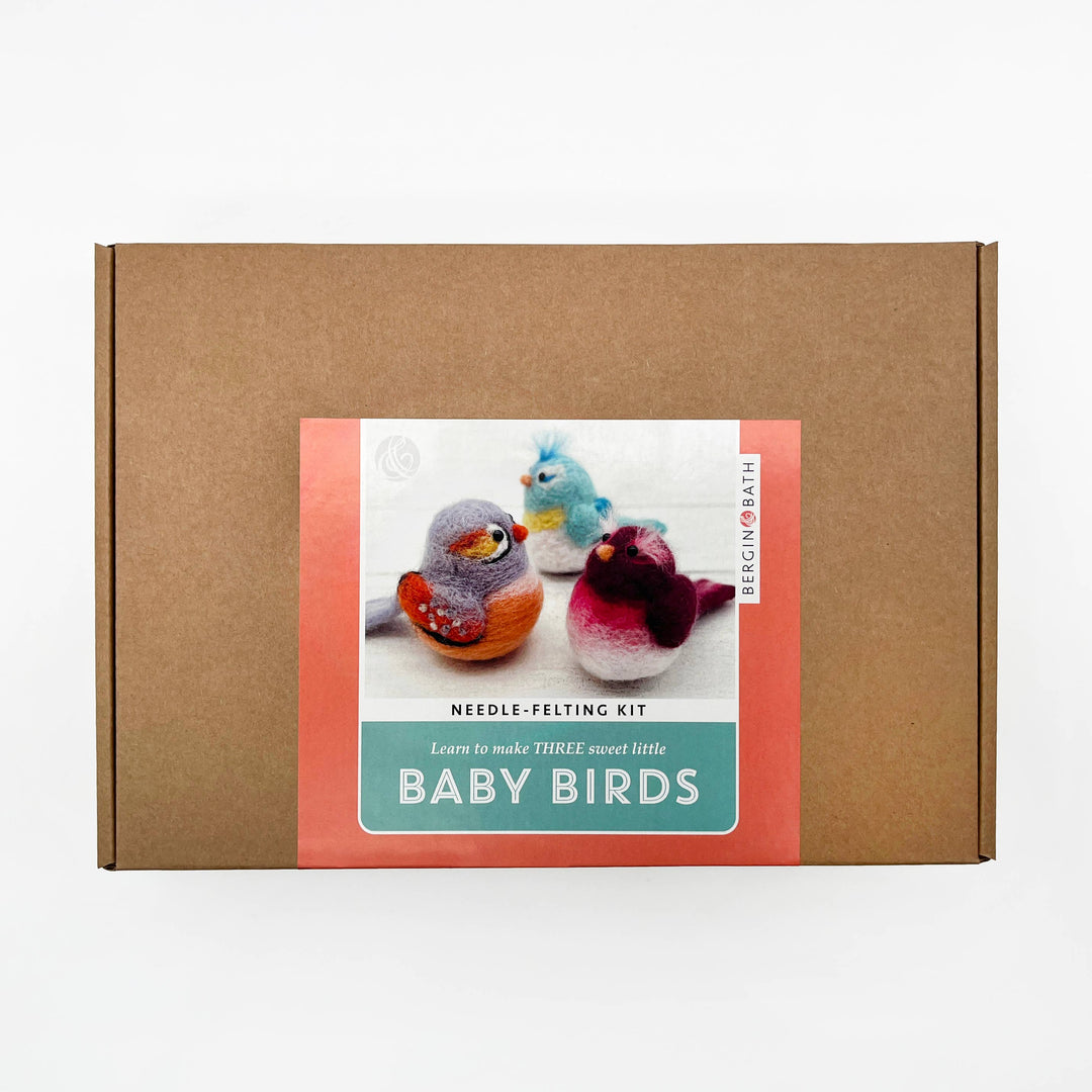 Bergin & Bath - Needle Felting Kit, Baby Birds