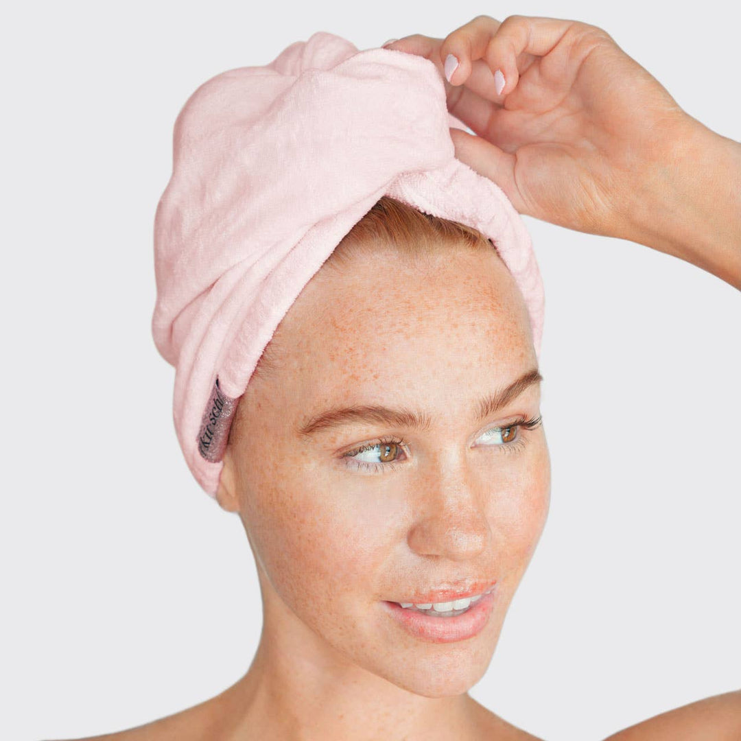 KITSCH - Quick Dry Hair Towel - Blush