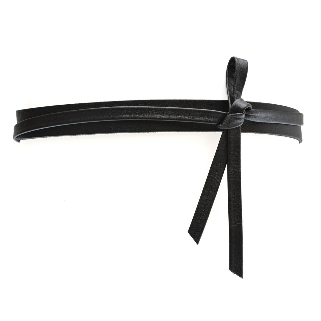 ADA Collection Belts - Skinny Wrap Belt - Black