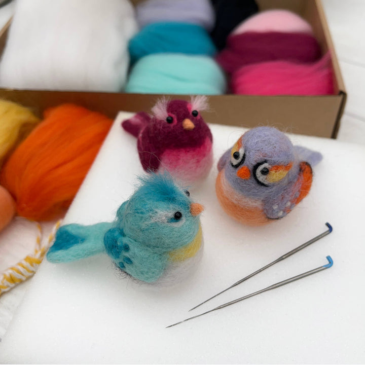 Bergin & Bath - Needle Felting Kit, Baby Birds