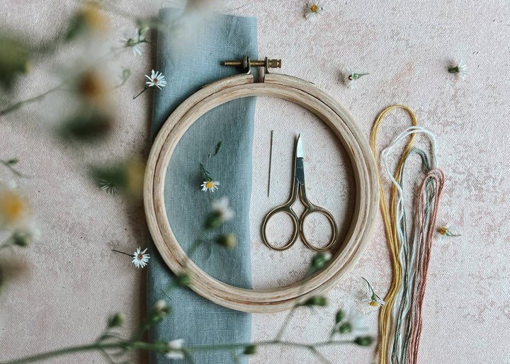 Harvest Goods Co. - Wild Wood Aster Embroidery Kit