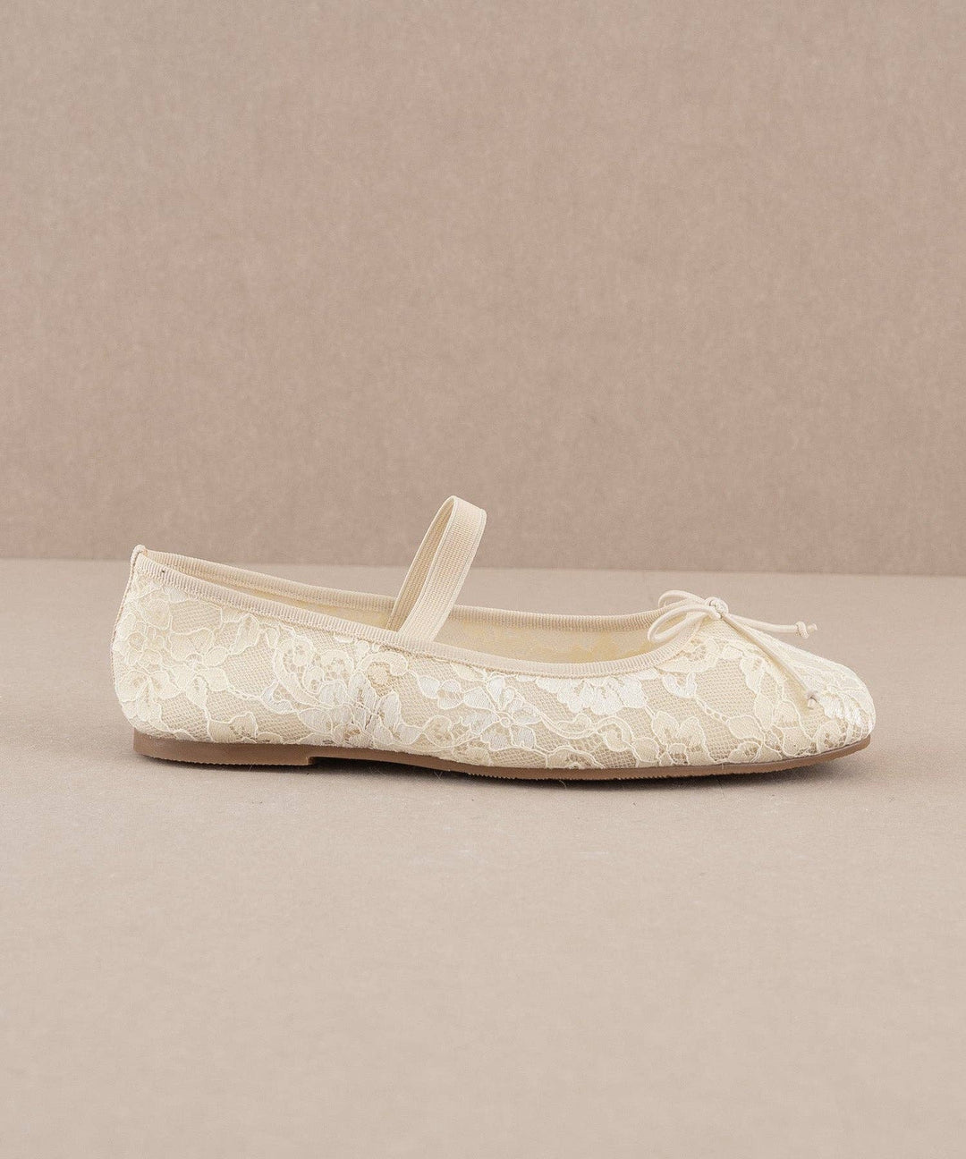 The Bisbee Beige | Lace Ballet Flats- ON SALE