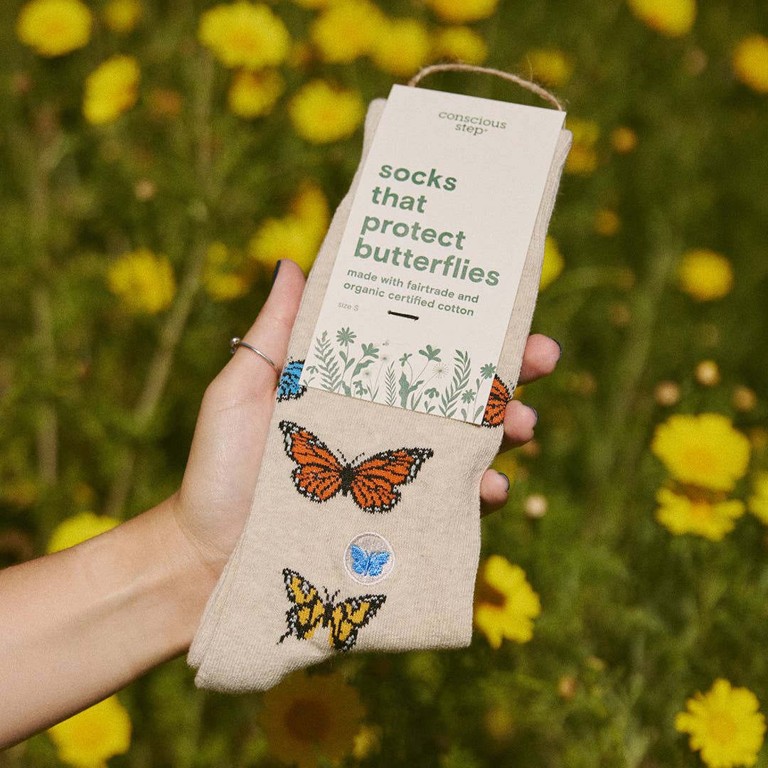 Conscious Step - Socks that Protect Butterflies