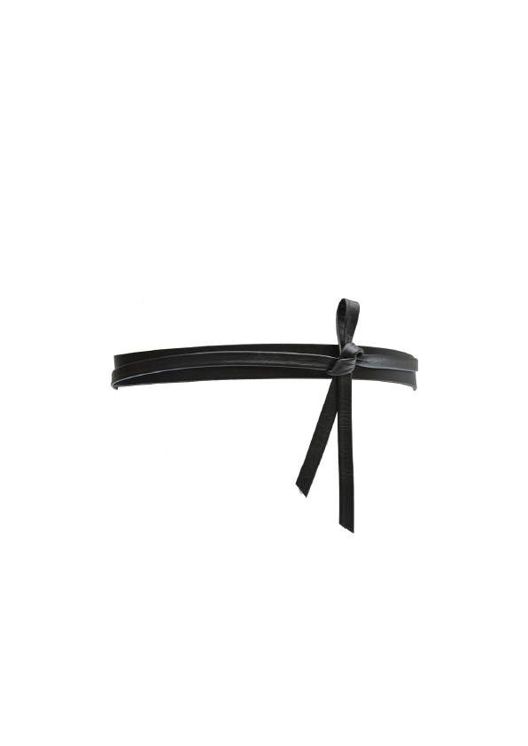 ADA Collection Belts - Skinny Wrap Belt - Black