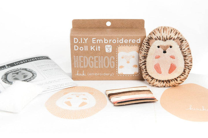 Kiriki Press - Hedgehog - Embroidery Kit