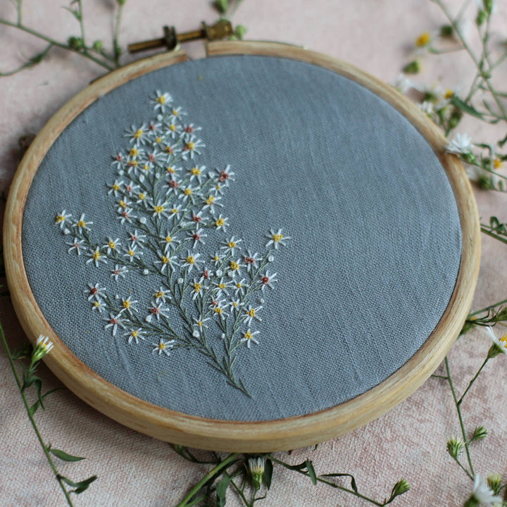 Harvest Goods Co. - Wild Wood Aster Embroidery Kit