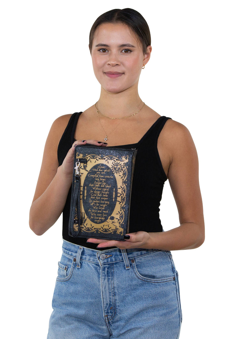 Book of Spells Clutch Bag