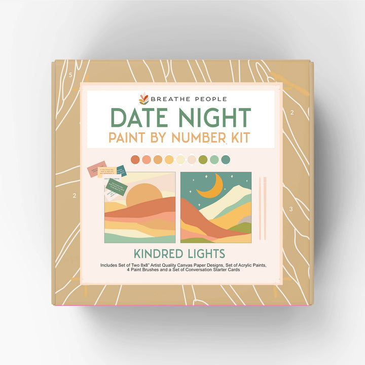 Breathe People - Date Night Paint by Number Kit for Two