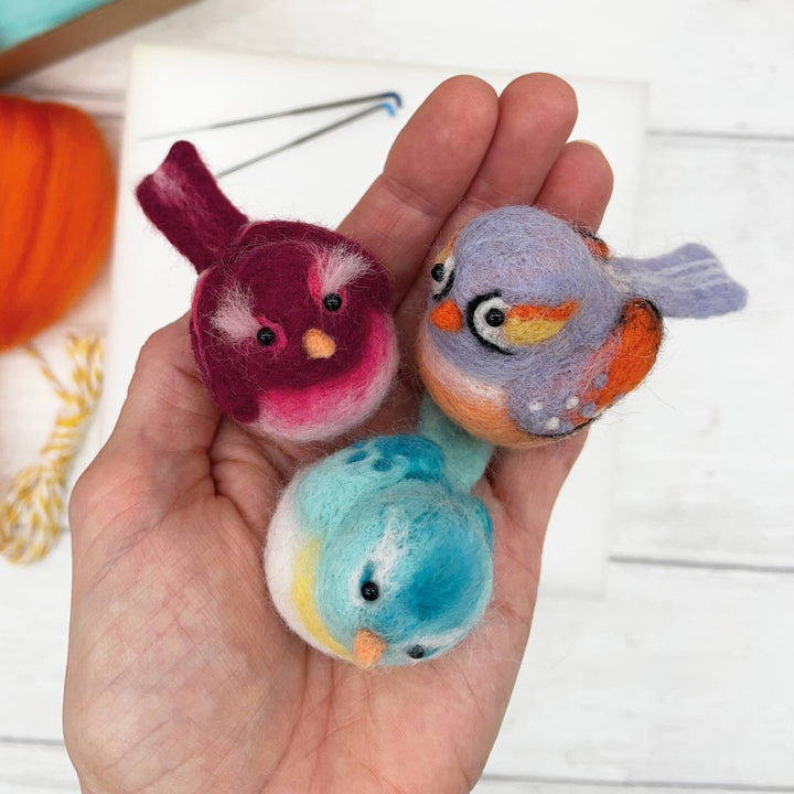 Bergin & Bath - Needle Felting Kit, Baby Birds