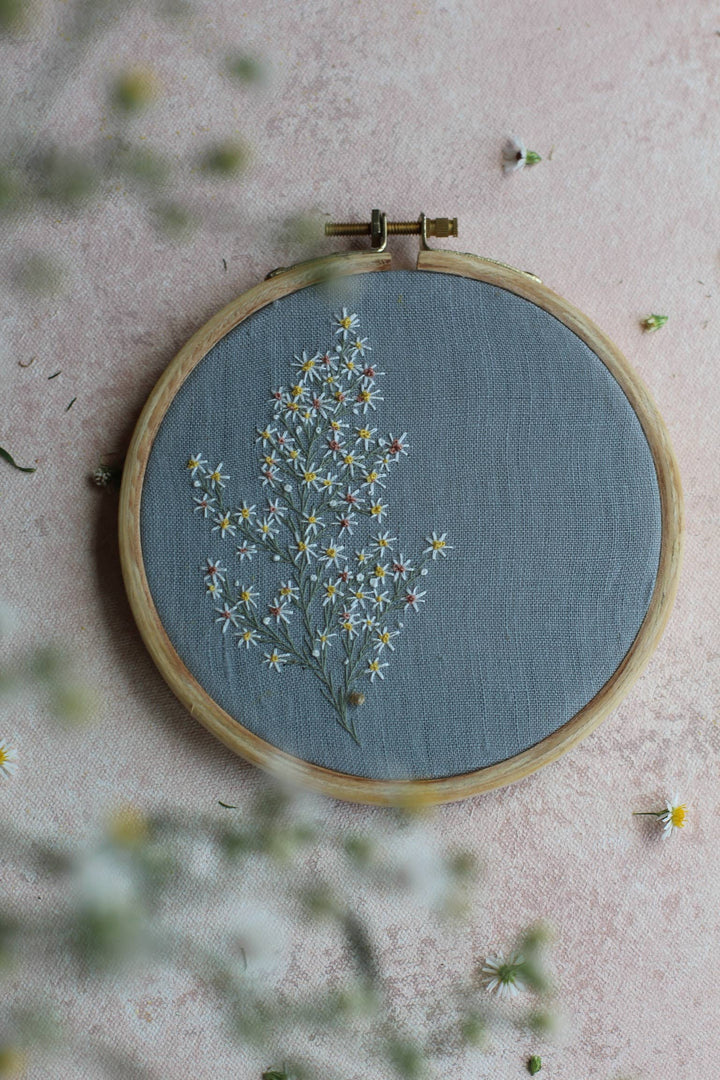 Harvest Goods Co. - Wild Wood Aster Embroidery Kit