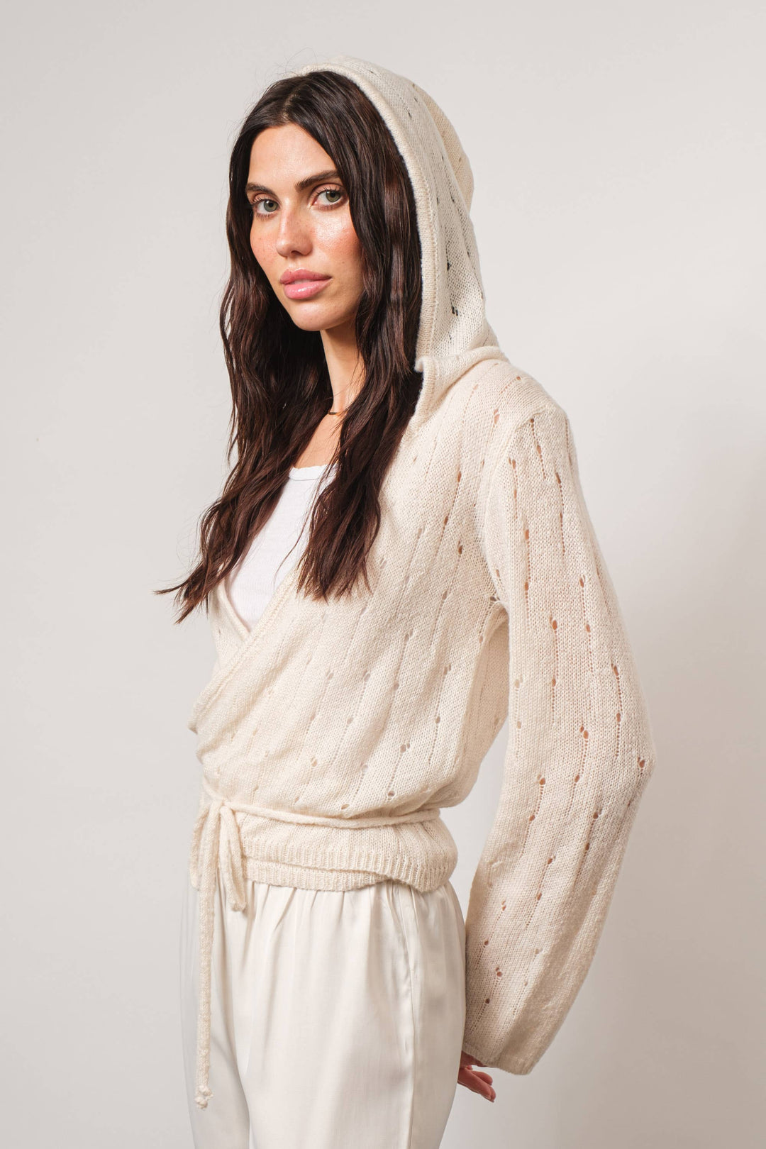 Loucia - Simi Hooded Wrap Cardigan