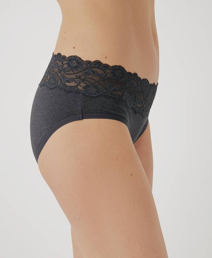 Pact- Women's Organic Lace Waist Brief