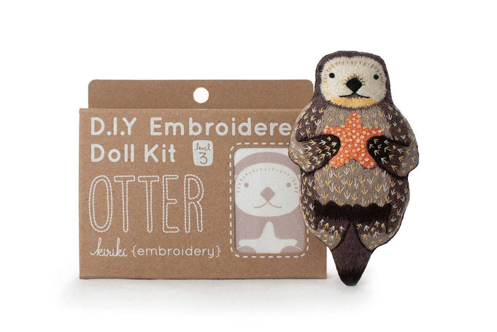 Kiriki Press - Otter - Embroidery Kit