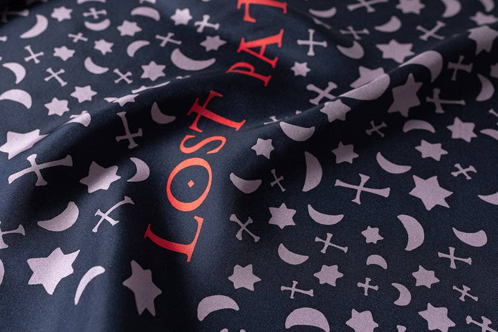 Lost Pattern NYC - "Lexicon" Silk Bandana