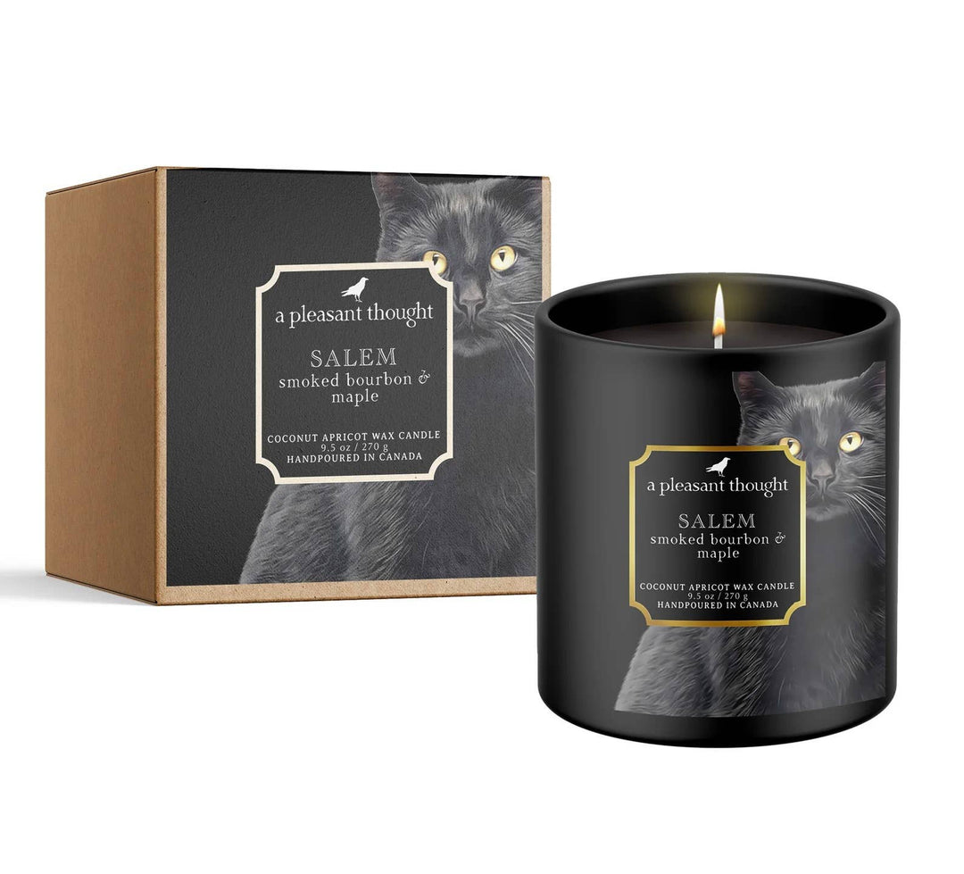 A Pleasant Thought - SALEM | SMOKED BOURBON & MAPLE | RAVEN CANDLE