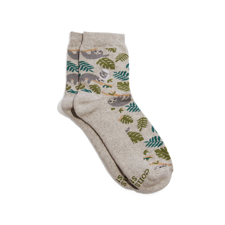 Conscious Step - Quarter Socks that Protect Sloths