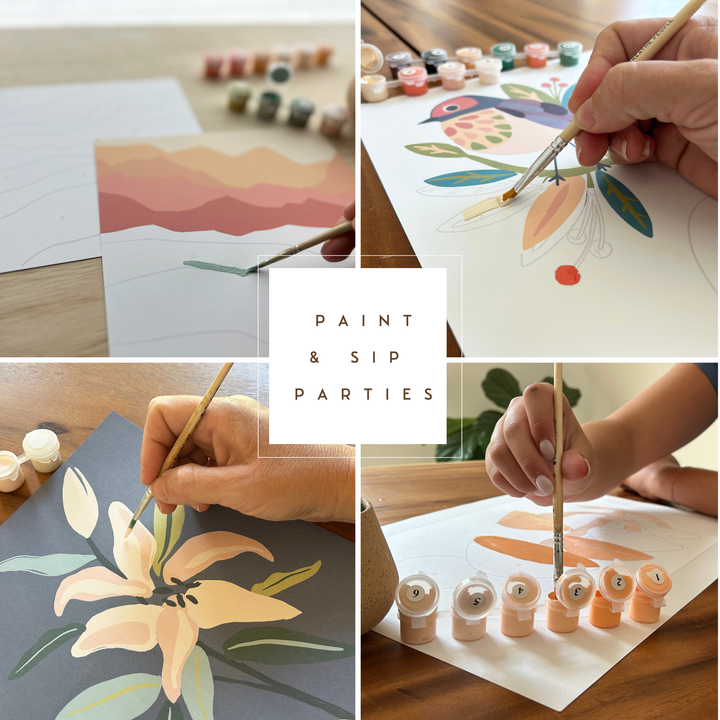 Breathe People - Date Night Paint by Number Kit for Two