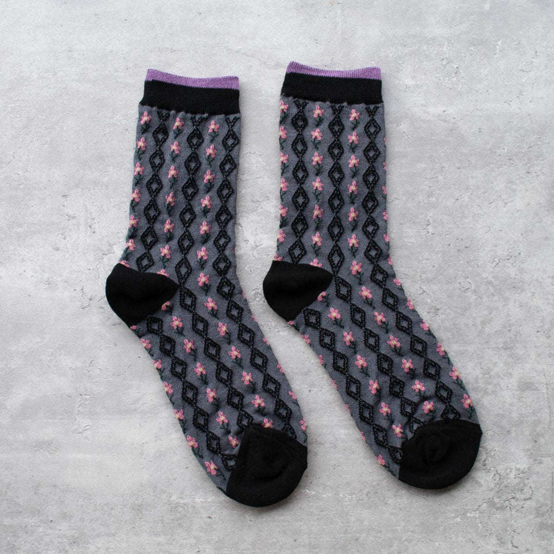 Little Daisy Diamond Shape Socks