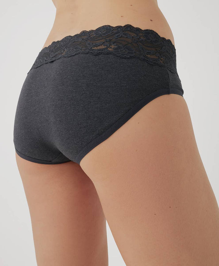 Pact- Women's Organic Lace Waist Brief