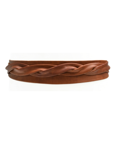 ADA Collection Belts - Midi Wrap Belt - Cognac