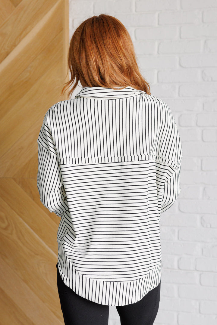 Striped Serendipity Pullover