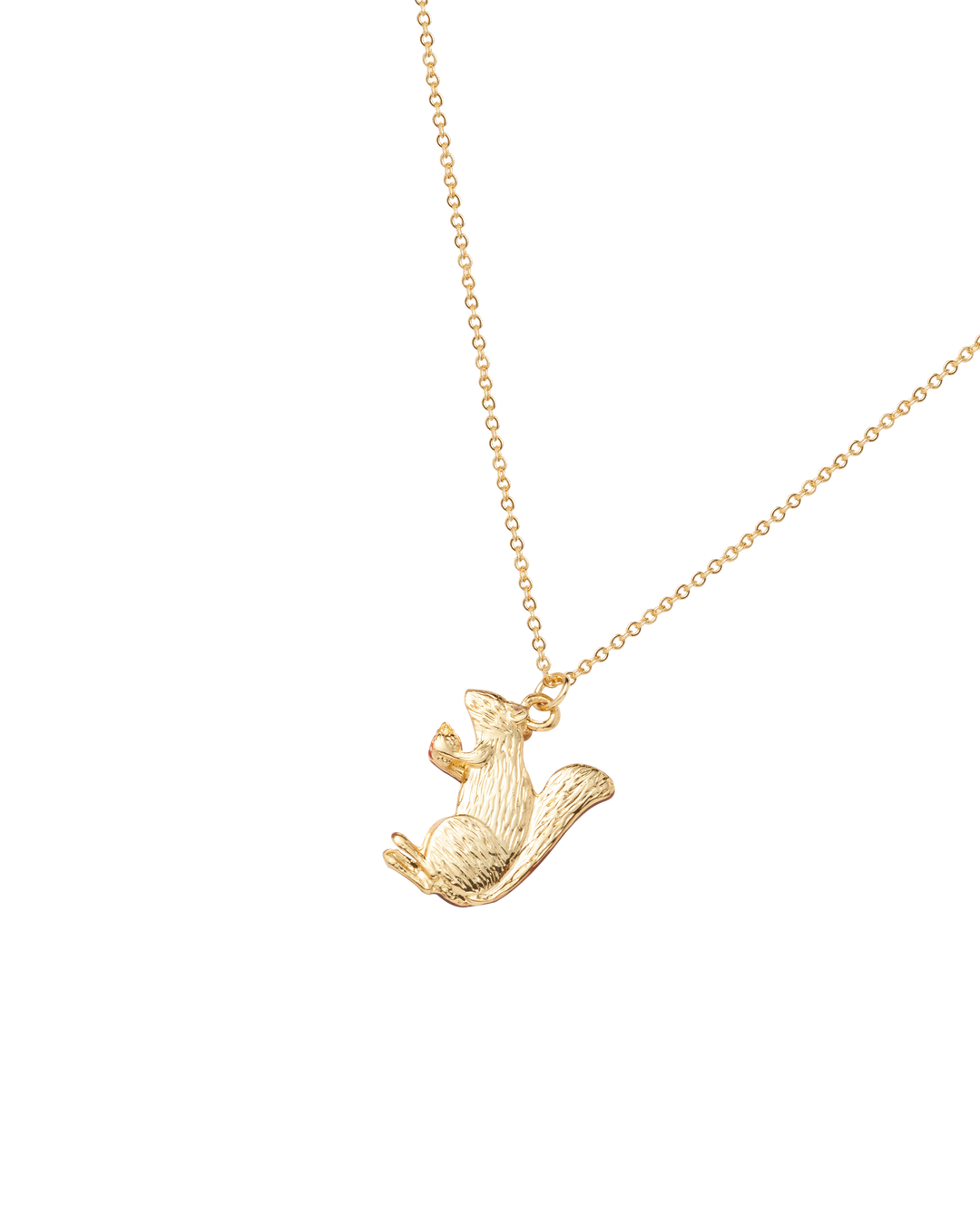 Fable England - FABLE Cheeky Squirrel Short Necklace