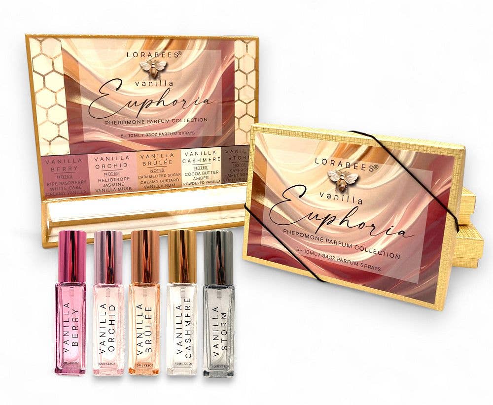 Lorabees - VANILLA EUPHORIA pheromone perfume spray discovery kit