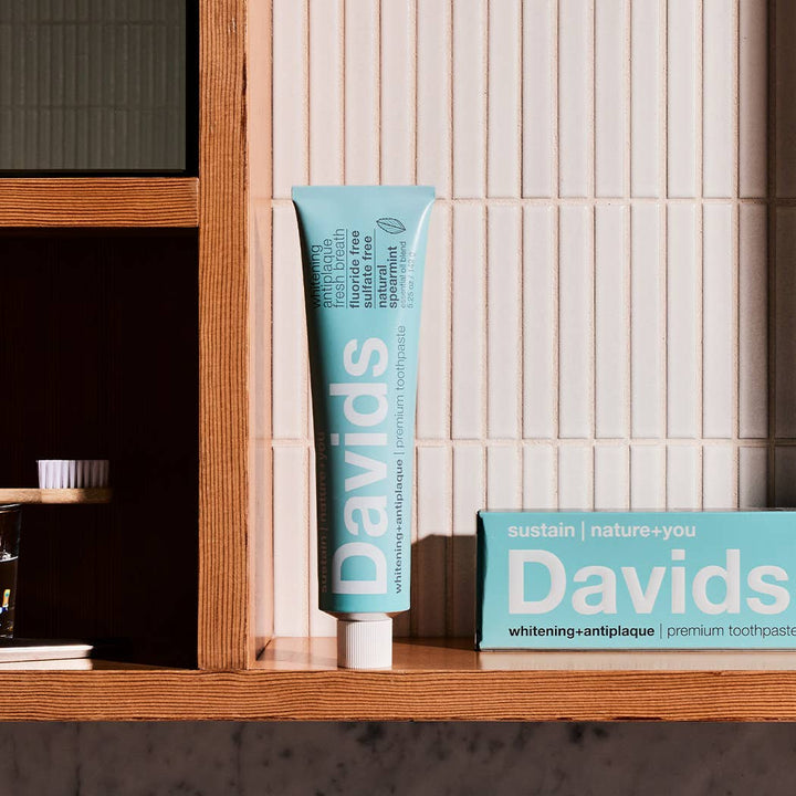 Davids Natural Toothpaste - Davids premium toothpaste  /  spearmint