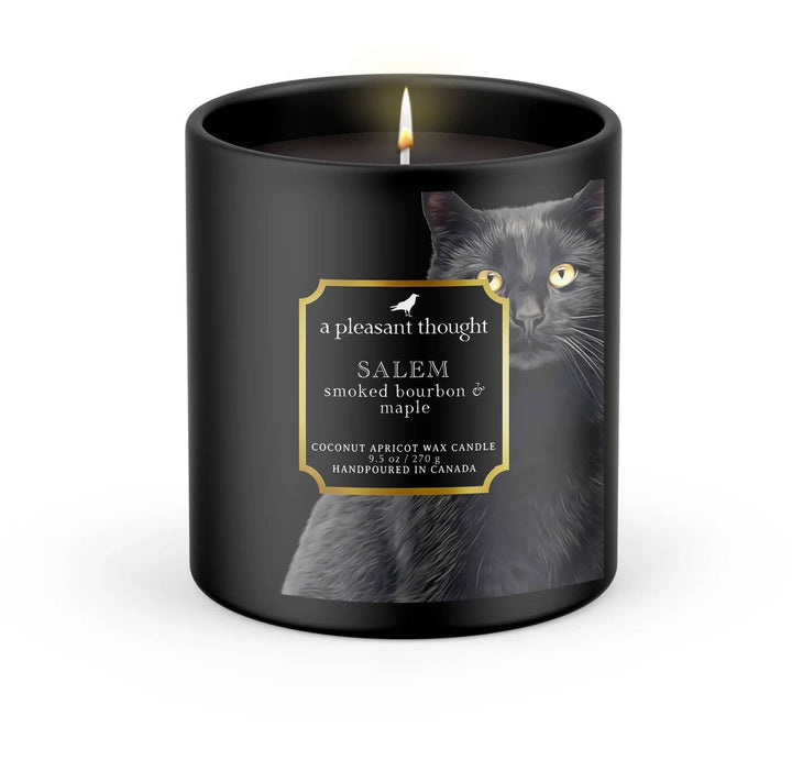 A Pleasant Thought - SALEM | SMOKED BOURBON & MAPLE | RAVEN CANDLE