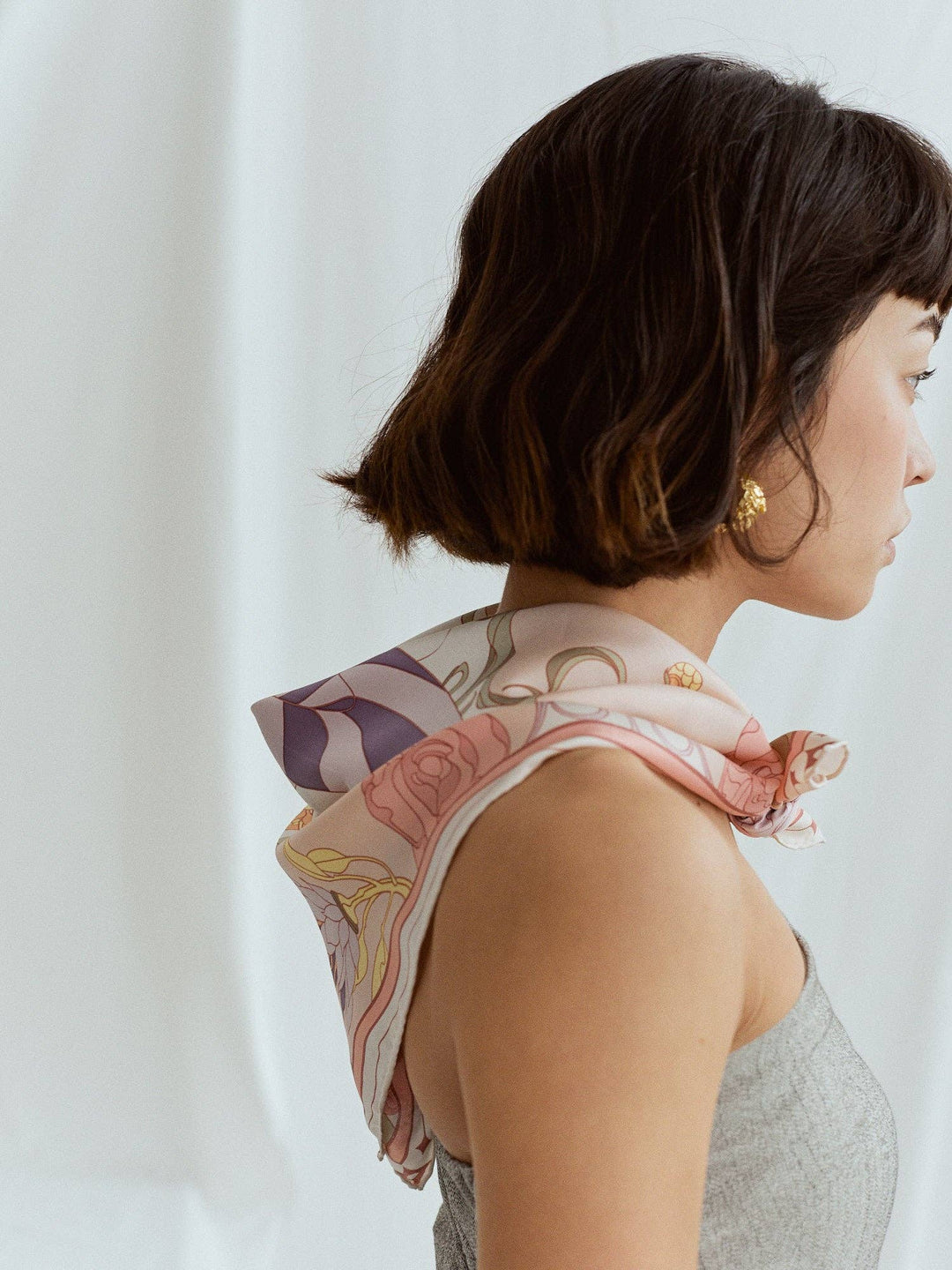 Lost Pattern NYC - "The Dreamer" Bandana Silk Scarf