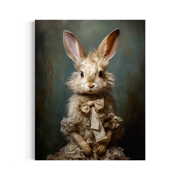 Salty Alyce - Victorian White Rabbit, Emily Bunny Art Print 38AS