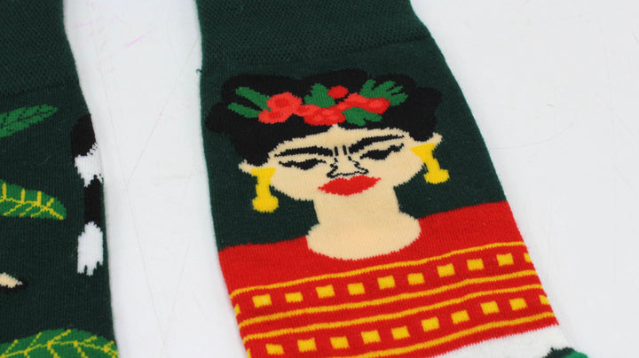 Frida Kahlo Holiday Socks - Standout Stocking Stuffer Gift Idea