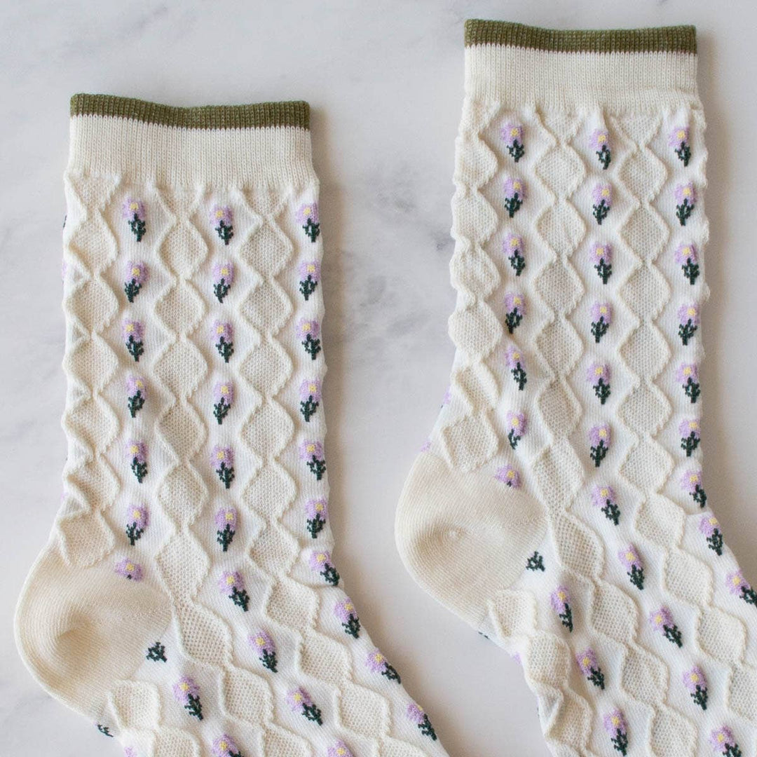 Little Daisy Diamond Shape Socks