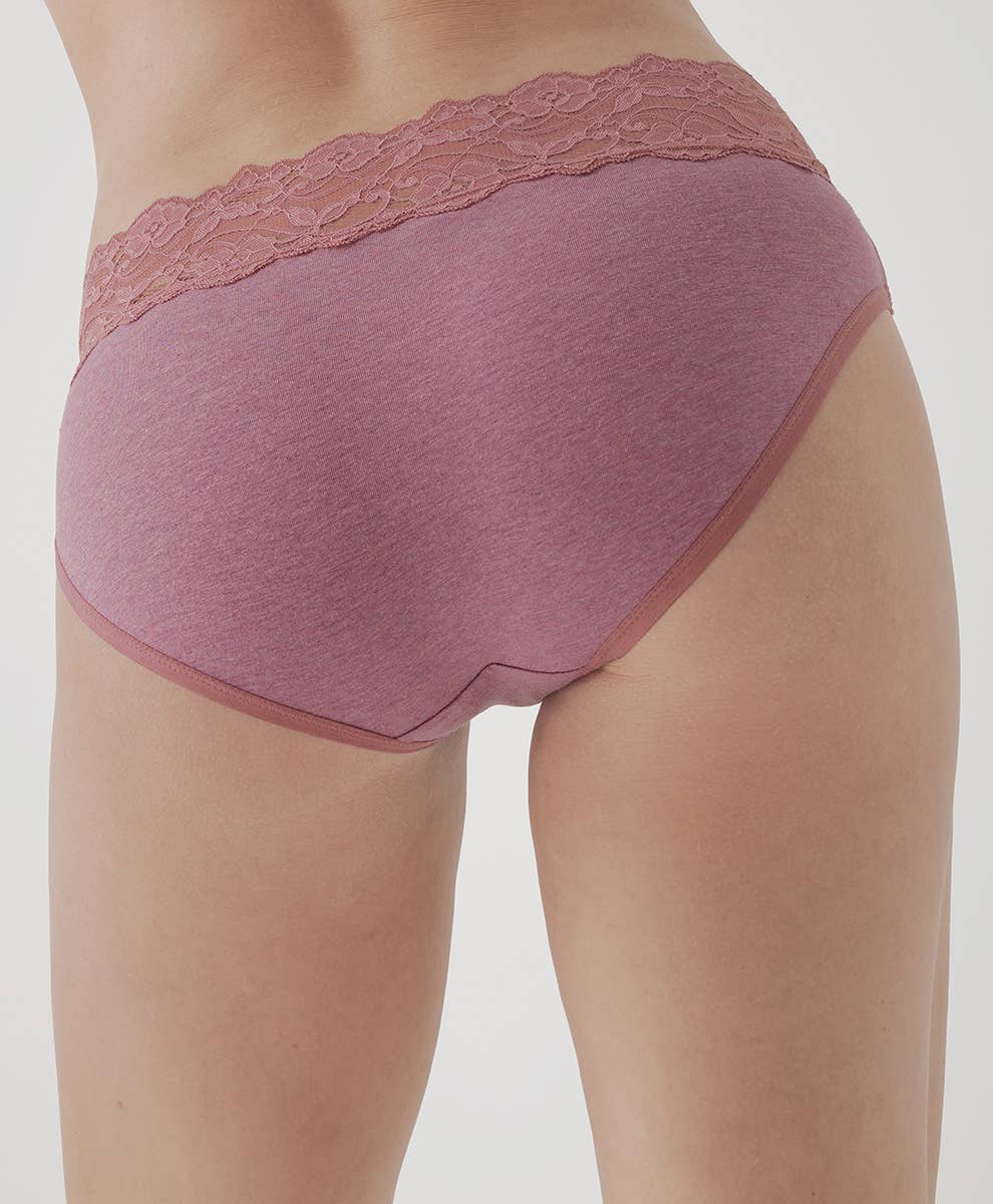 Pact- Women's Organic Lace Waist Brief