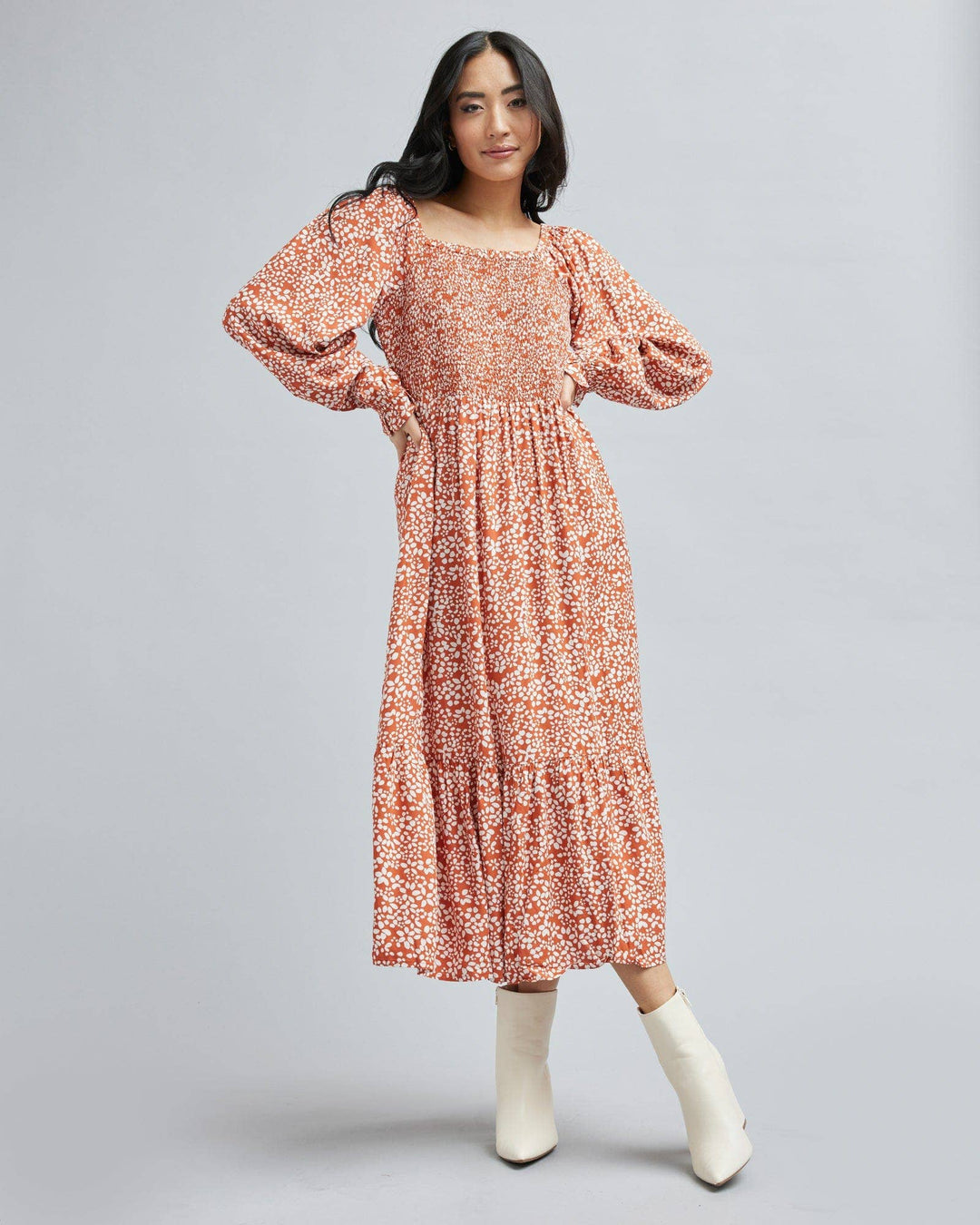 Downeast - Estene Smocked Dress-ON SALE