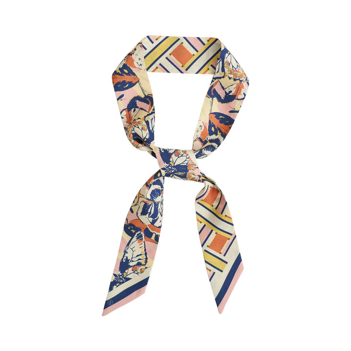 Lost Pattern NYC - Lost Pattern x Leatherology Silk Twilly Scarf - Bright