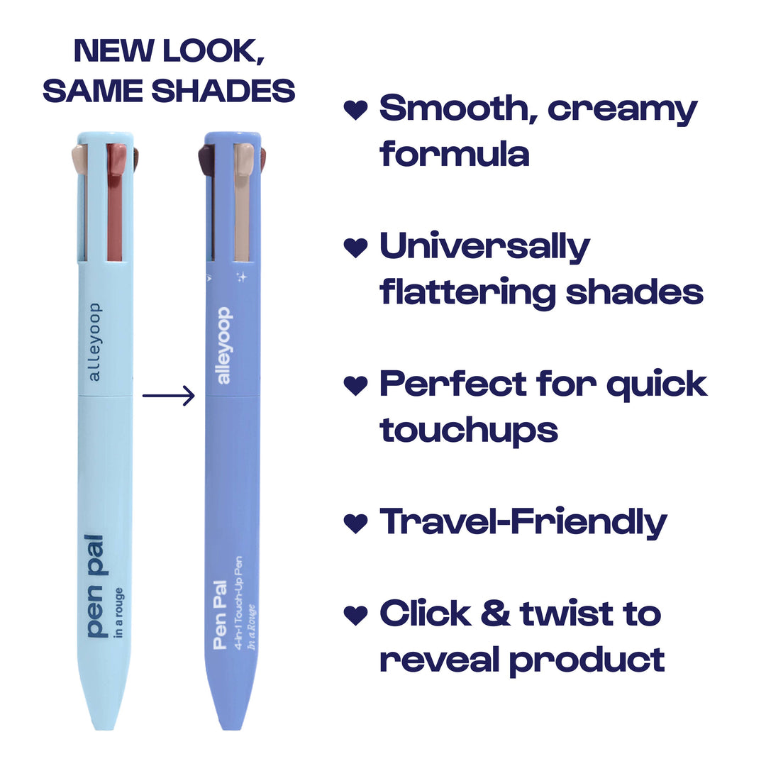 Alleyoop Makeup - Make a Mauve Pen Pal 4-in-1 Makeup Touch Up Pen / Gifts