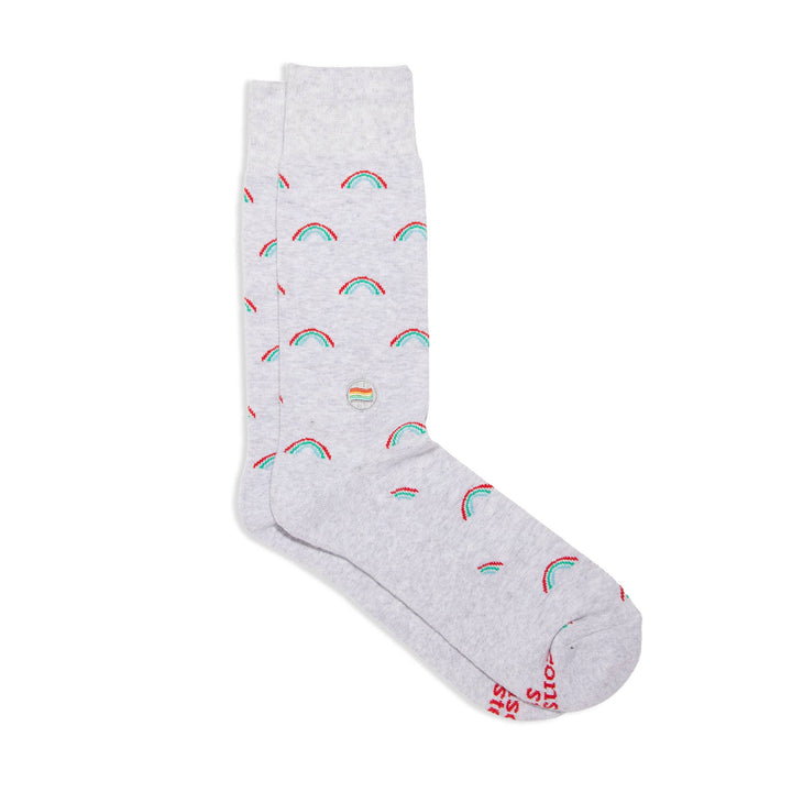 Conscious Step - Socks that Save LGBTQ Lives (Radiant Rainbows)