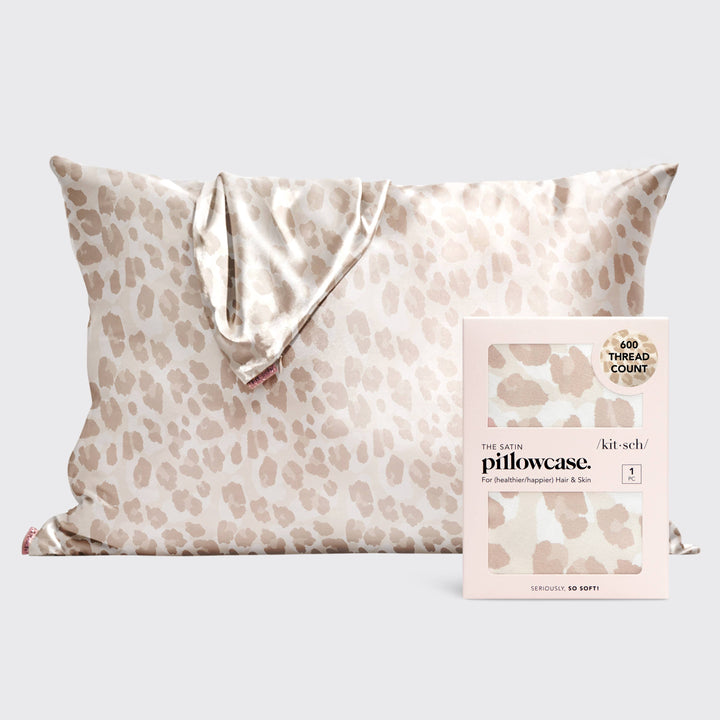 KITSCH - Satin Pillowcase - Leopard