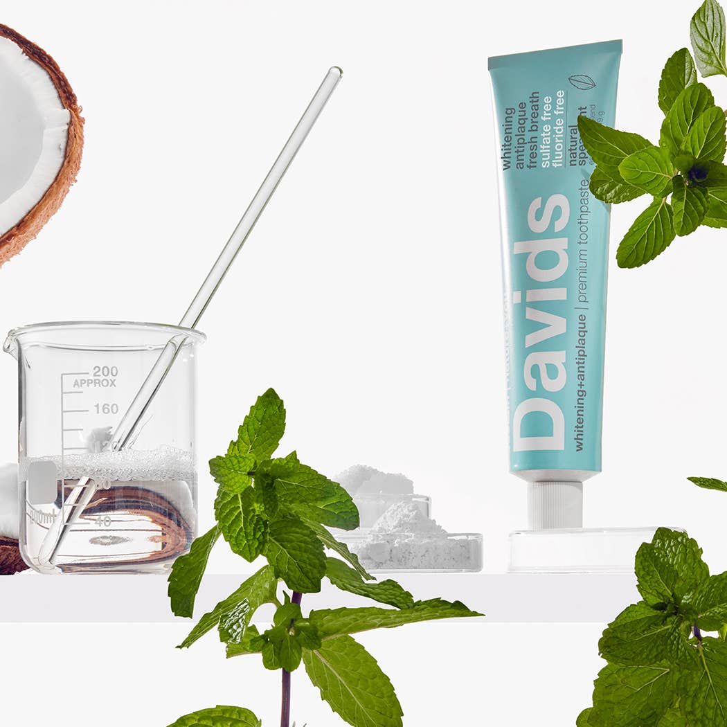 Davids Natural Toothpaste - Davids premium toothpaste  /  spearmint