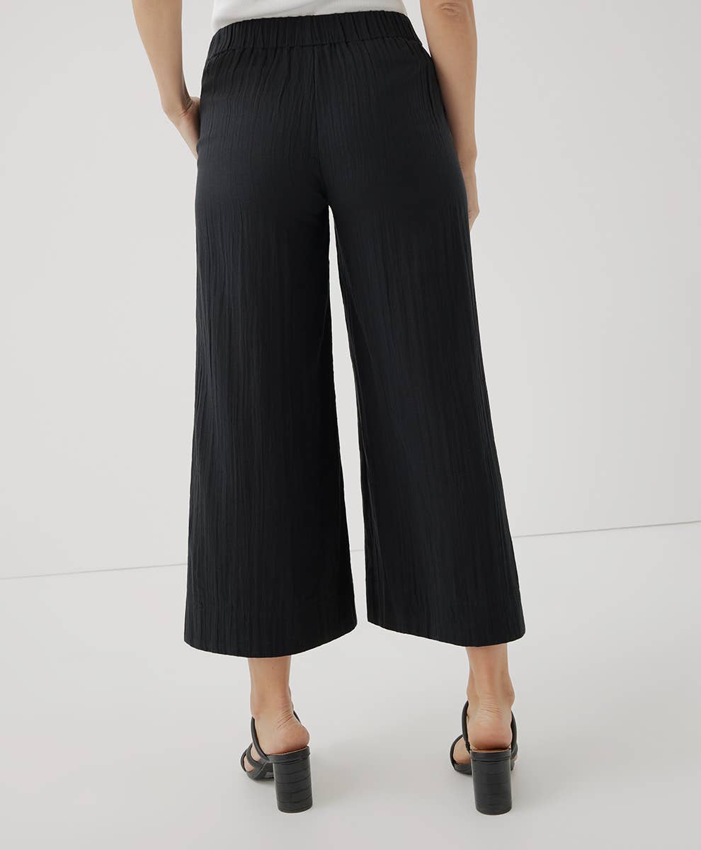 Pact - Women's Organic Coastal Double Gauze Wide Leg Pant