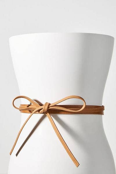 ADA Collection Belts - Skinny Wrap Belt - Tan