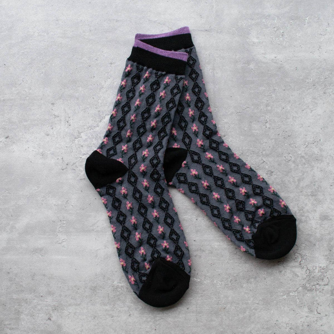 Little Daisy Diamond Shape Socks